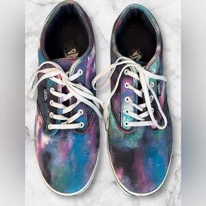 Vans Off The Wall Cosmic Galaxy Unisex Lo Pro Lace Up Sneakers Women's Size 10